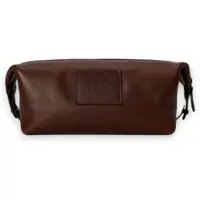 Ralph Lauren per uomo. 405P16229001 Beauty case in pelle Heritage marrone (OSFA), Casual
