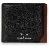 Ralph Lauren per uomo. 405P16322002 Portafoglio in pelle bicolore nero (OSFA), Casual, Classico