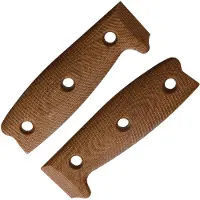 ESEE Handle scales Model 4 - 3D Micarta, marrone