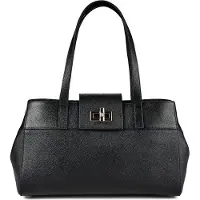 Furla Amelia Borsa a spalla L Vera Pelle 39 cm nero