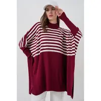 Big Dart Pullover borgogna