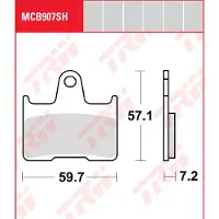 TRW Pastiglie Freno Sinterizzate Mcb907sh