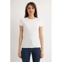 Josephine & Co Harley Ss Rib T-shirt White Taglia: XXL | Maglie Sportivi Outlet | Donna | Bianco