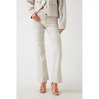 Guess Marciano GUESS Sarah Denim Flared P Monogram Off White Taglia: W29L34 | Pantaloni Outlet | Donna | Blu