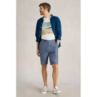 White Stuff Linen Chino Short Mid Blue Taglia: W30 SHORT | Pantaloncini Outlet | Uomo | Blu