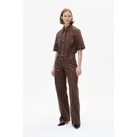 Baum und pferdgarten Majsa Shirt Creme Brown Pinstripe Taglia: 34 | Giacche di jeans Outlet | Donna | Marrone