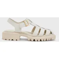 AllSaints Nessie Sandal Stone White Taglia: 40 | Infradito Outlet | Donna | Bianco