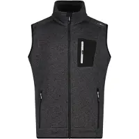 CMP Vest Jacquard Knitted Gilet in pile Uomo (46, grigio)