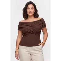 VIVEH Dosinia Top Walnut Taglia: 38 | Magliette intime Outlet | Donna | Marrone