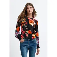 Desigual , Blusa stampata m. c. lacroix, Donna, Viscosa, S