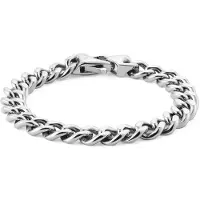 Daniel Wellington Bracciale Ellipse Cuban Chain Acciaio Dw0040166 17,5 Cm — Bracciale