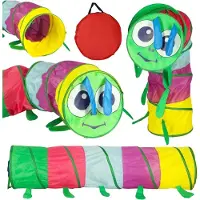 Northio Tunnel da giardino per bambini, casa, bruco