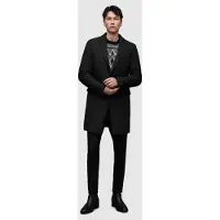 AllSaints Barnard Coat Cinder Black Taglia: 34 | Cappotti monopetto Outlet | Uomo | Nero