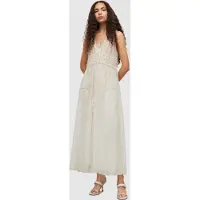 AllSaints Robyn Emb Dress Off White Taglia: 16 | Maxi abiti Outlet | Donna | Bianco