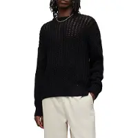 AllSaints Reese Crew Black Taglia: S | Maglioni a maglia Outlet | Uomo | Nero