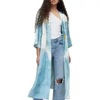 AllSaints Carine Mariana Kimon Blue Tiedye Taglia: 6 | Accappatoi Outlet | Donna | Blu