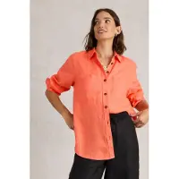 White Stuff Lydia Linen Shirt Bright Orange Taglia: 8 | Magliette intime Outlet | Donna | Bianco