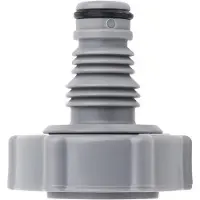 OEM Valvola di scarico in plastica, 5,4 cm, grigia