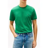 Tommy Hilfiger Performance Tipped T-shirt Nouveau Green Taglia: S | Magliette basic Outlet | Uomo | Verde