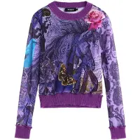 Desigual , Maglietta stampata m. c. lacroix, Donna, Poliestere, Rosso, XS