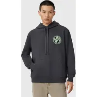 AllSaints Distortion Oth Hoody Washed Black/green Taglia: XL | Felpe con cappuccio Outlet | Uomo | Nero