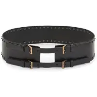 AllSaints Maxie Stud Dble Belt Black/matte Black Taglia: XS | Cinture Outlet | Donna | Nero