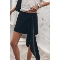 Mikuta The Dark Cascade Skirt Black Taglia: S | Minigonne Outlet | Donna | Nero