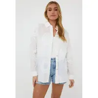 Esqualo Blouse 3d Circled Embroidery Off White Taglia: 36 | Maglie a manica lunga Outlet | Donna | Bianco