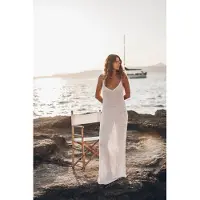 Mikuta The White Knitted Dress Grey Taglia: XS | Maxi abiti Outlet | Donna | Bianco