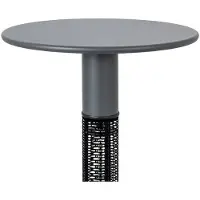 LUCANDE Riscaldatore radiante da tavolo Flamaro, antracite, 110 cm, IP55