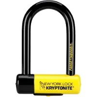Kryptonite New York Fahgettaboudit Mini Lucchetto per bicicletta (8,3 x 15,3 cm - 2 kg, grigio)