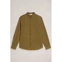 White Stuff Stripe Twill Shirt Khaki Green Taglia: XL | Camicie Casual Outlet | Uomo | Marrone