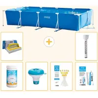 Intex Piscina fuori terra rettangolare - 450x220x84 cm - 7 pezzi - Modello S21259