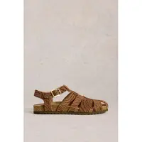White Stuff Hettie Fisherman Footbed Brown Multi Taglia: 5 | Infradito Outlet | Donna | Marrone