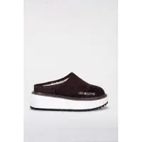 Moschino Platform Power Velour Clogs Brown Taglia: 37 | Infradito Outlet | Donna | Marrone