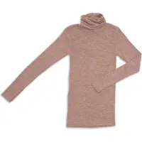 Engel Women's Long-Sleeved Roll Neck Intimo tecnico in seta Donna (46/48, marrone)
