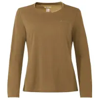 Vaude Women's Essential L/S T-Shirt Maglia funzionale Donna (38, marrone)