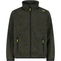 CMP Boy's Jacket Jacquard Knitted Giacca in pile Bambini (152, olivia)