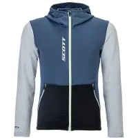 SCOTT Kid's Hoody Defined Light Giacca in pile Bambini (140, blu/grigio)
