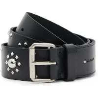 AllSaints Rayen Stud Belt Black/antq Nickel Taglia: XL | Cinture Outlet | Donna | Nero