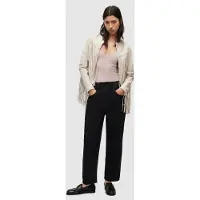 AllSaints Reema Tassel Jacket White Taglia: 8 | Giacche di pelle Outlet | Donna | Bianco
