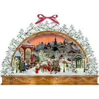 Sonstige Verlage Calendario dell'Avvento da parete - Arco di luci nostalgico