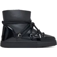 INUIKII per donna. 1001.003.0132 Stivali in Pelle Gloss nero (40), Basso, Stringhe, Casual