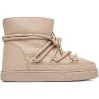 INUIKII per donna. 1001.003.0252 Stivali di Pelle Full Leather beige (38), Basso, Stringhe, Casual, Classico