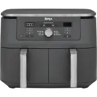 Ninja Friggitrice ad aria Dual Zone MAX da 9,5 L in Grigio | DZ400EU | di SharkNinja