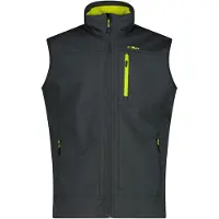 CMP Softshell Vest 3A02087N Gilet softshell Uomo (46, nero/grigio)