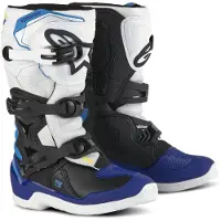 Alpinestars Stivali Tech 3S Ragazzo White Black Enamel Blue