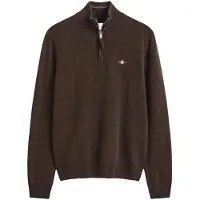 Gant aglione Halfzip Cable in lana d’agnello arrone arrone taglia