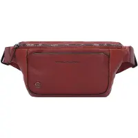 Piquadro Black Square Marsupio Vera Pelle 31 cm marrone