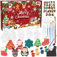 Sonstiges Calendario dell'Avvento per bambini, set di colori, 2026, per bambine, 24 pezzi, con tema natalizio, kit per attività creative con magneti